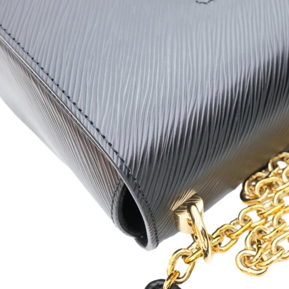 Louis Vuitton  Twist MM Epi Leather Chain Shoulder Bag Black - Picture 8 of 15